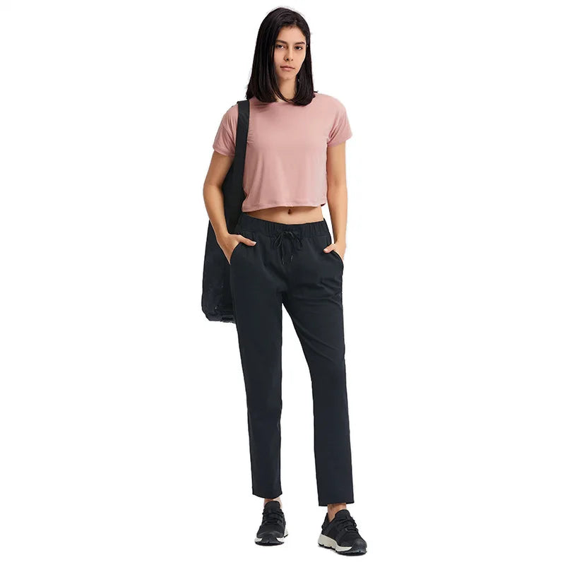 Loose Blouses Women Seamless Sport t-Shirts Sexy Yoga Crop Top Short Sleeve Running Shirts Solid Quick Dry Fitness Gym Crop Tops