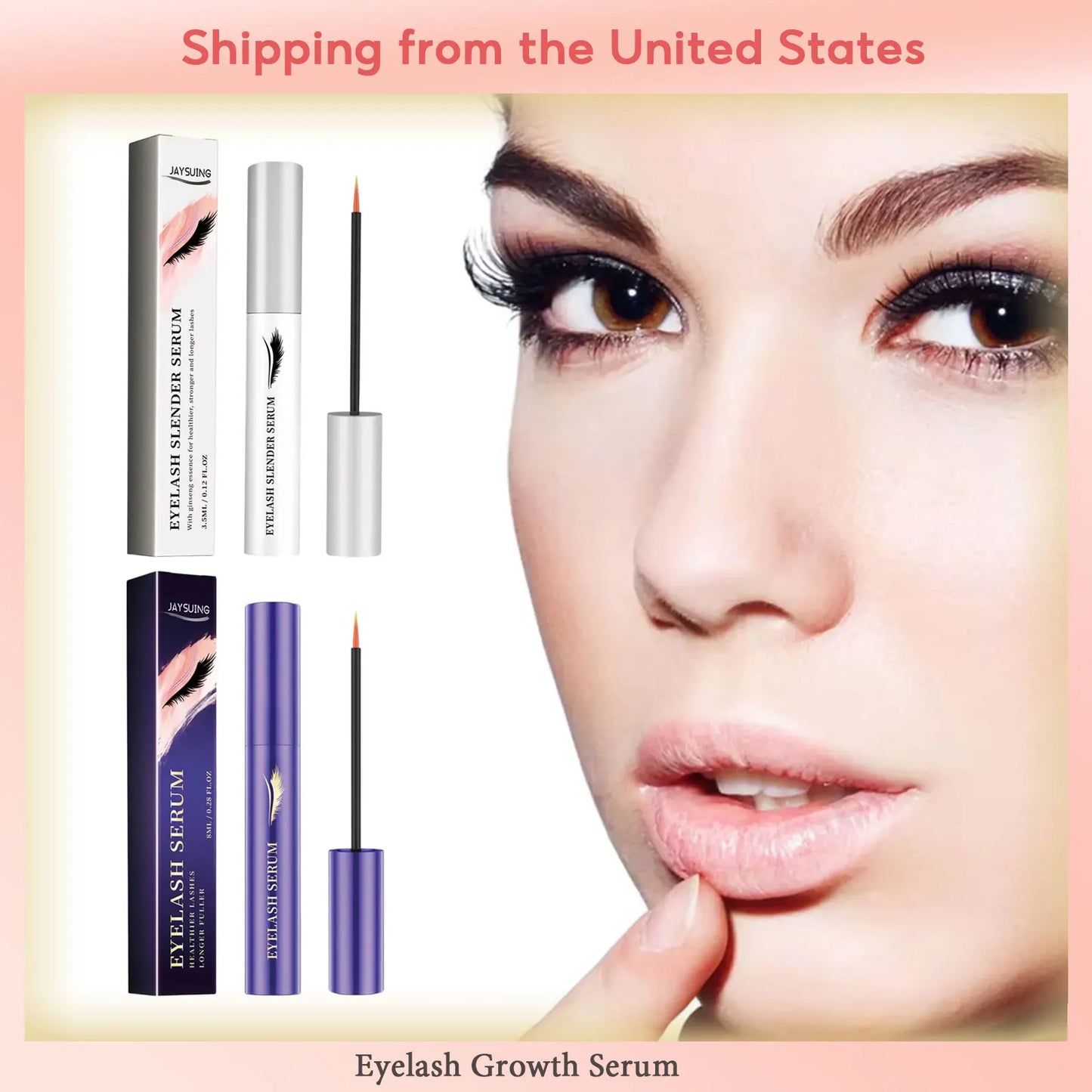 Eyelash eyebrow Growth Serum Natural Curling Makeup