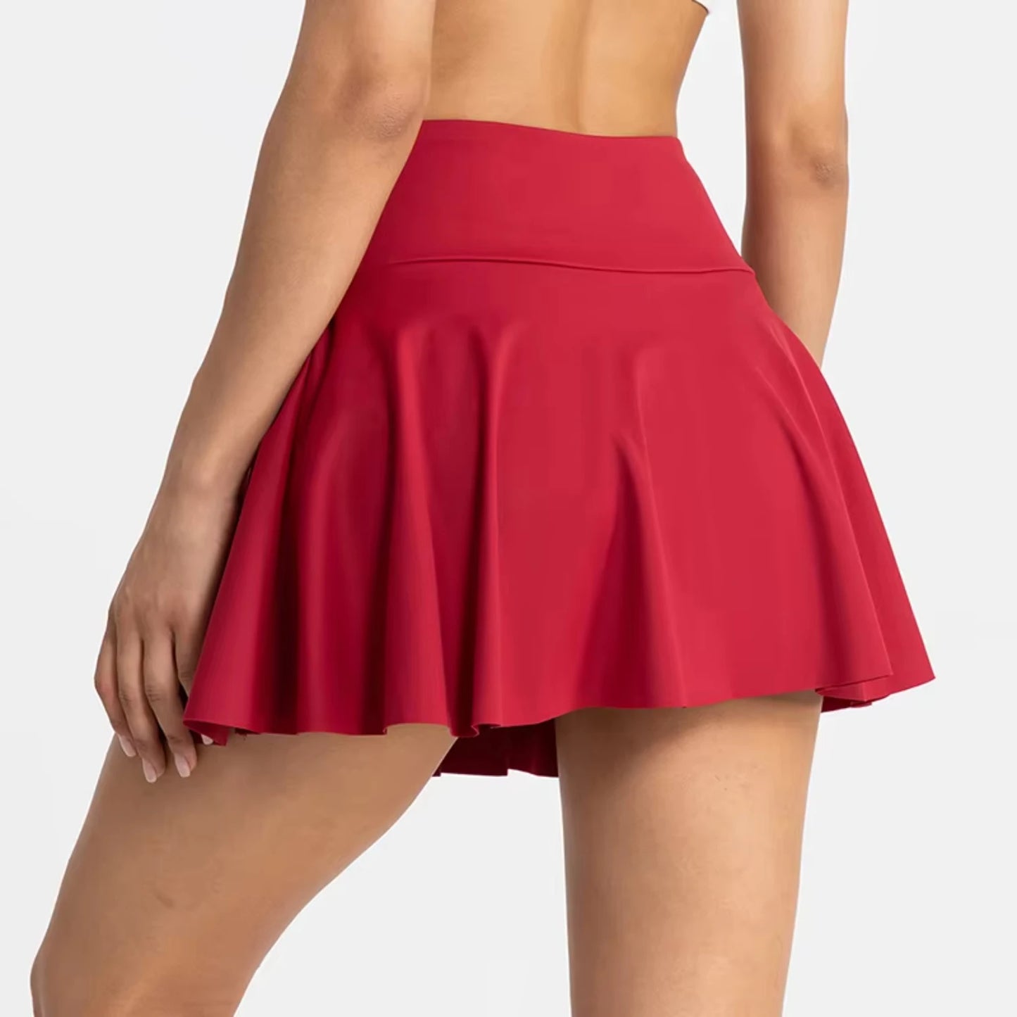 High Waisted Pocket Pleated Tennis Skirts/skort