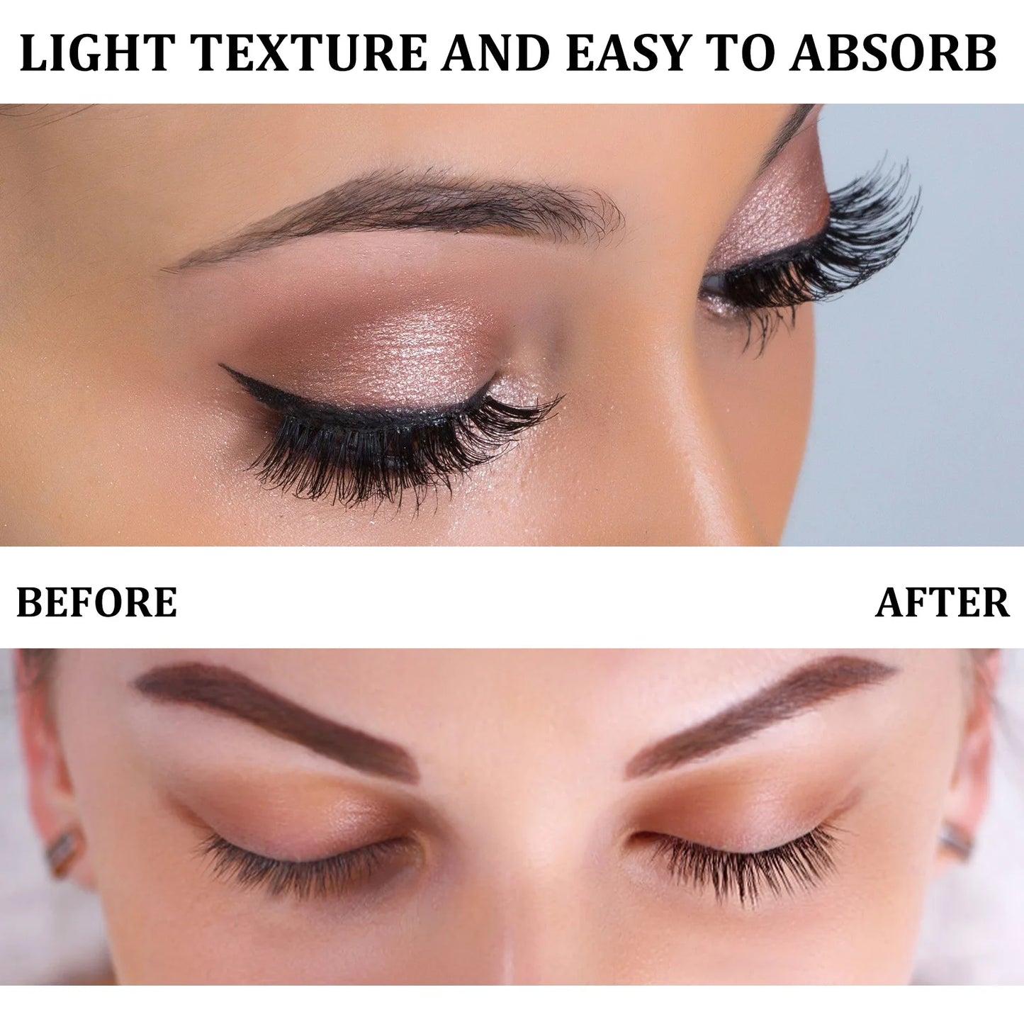 Eyelash eyebrow Growth Serum Natural Curling Makeup