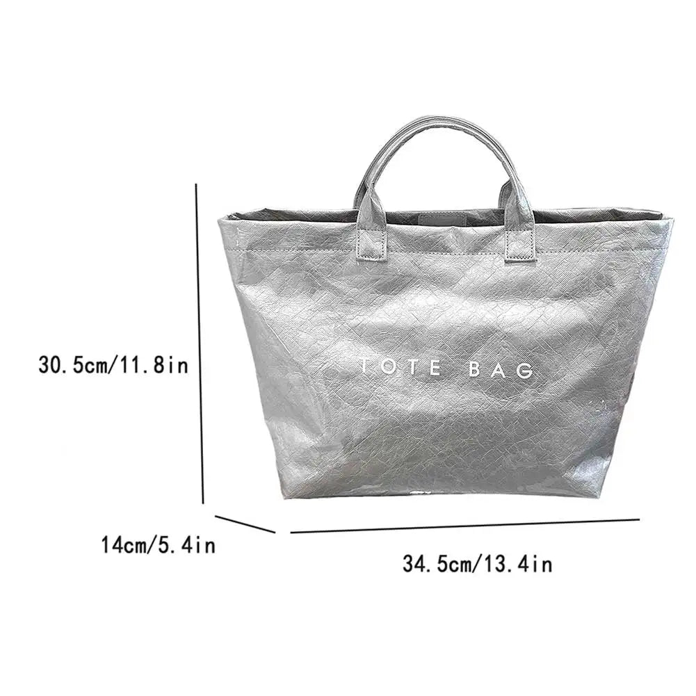 2025 New Fashion Tote Bag for Women Large Capacity Top-Handle Bag Slouchy Daily Commuter Bag Ladies High Quality Grocery Handbag