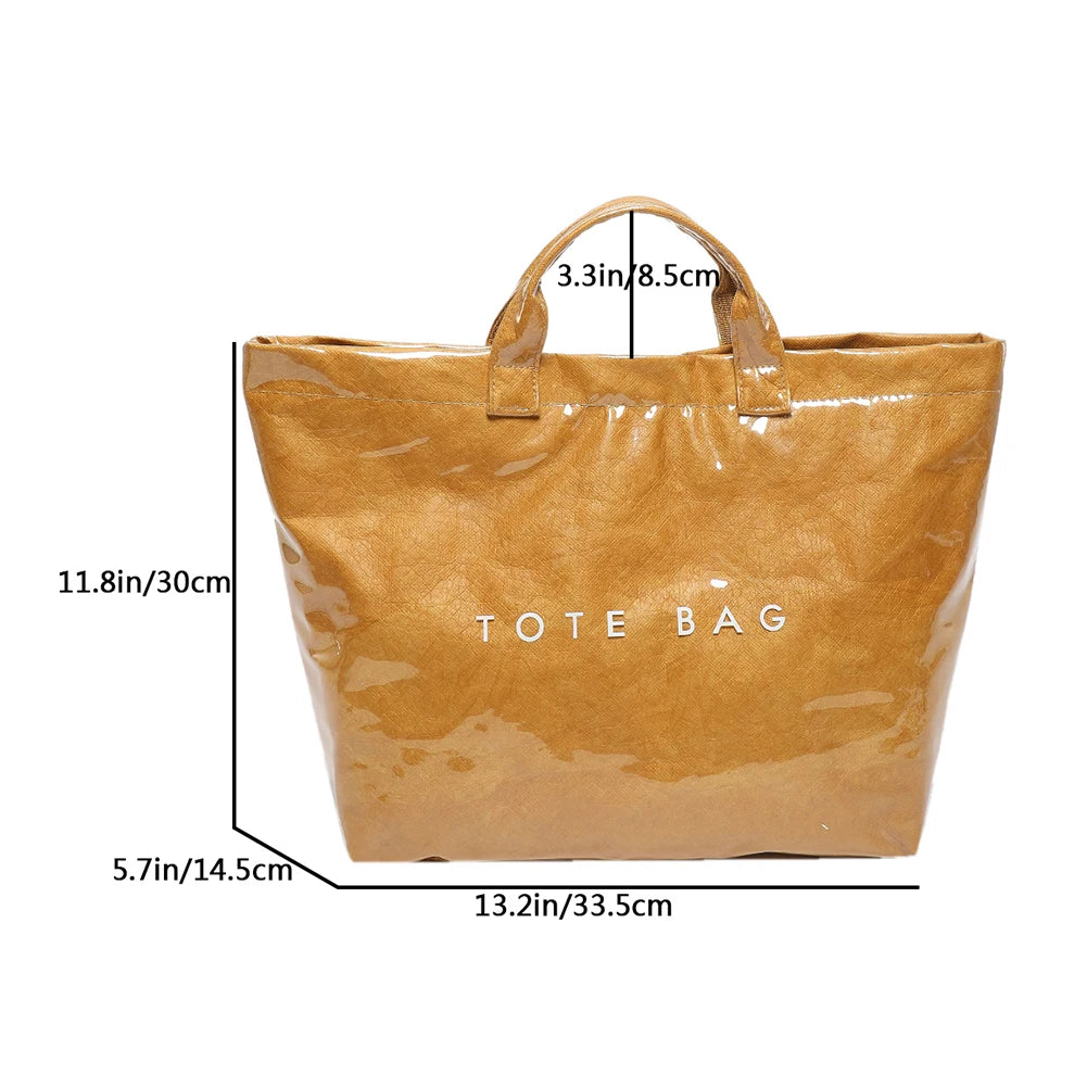 2025 New Fashion Tote Bag for Women Large Capacity Top-Handle Bag Slouchy Daily Commuter Bag Ladies High Quality Grocery Handbag