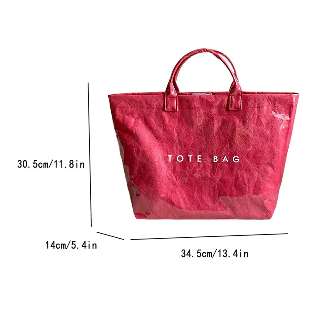 2025 New Fashion Tote Bag for Women Large Capacity Top-Handle Bag Slouchy Daily Commuter Bag Ladies High Quality Grocery Handbag