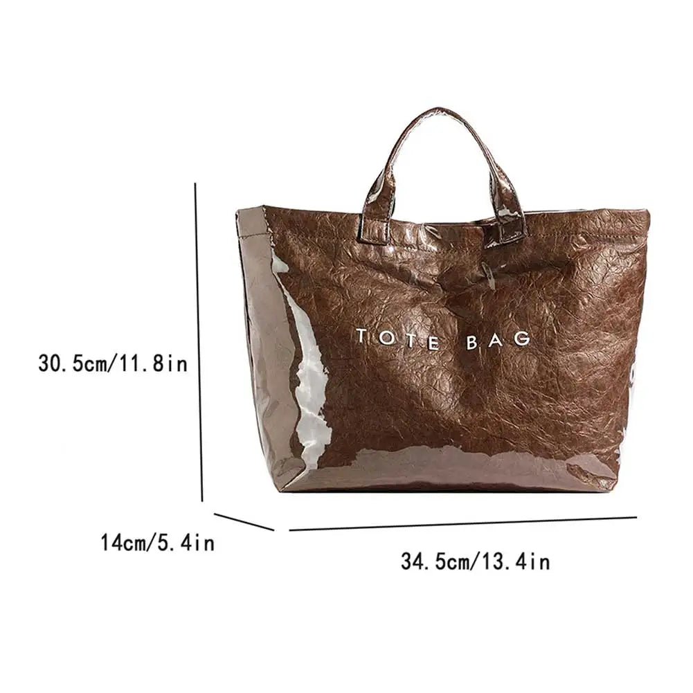 2025 New Fashion Tote Bag for Women Large Capacity Top-Handle Bag Slouchy Daily Commuter Bag Ladies High Quality Grocery Handbag