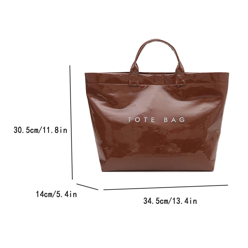 2025 New Fashion Tote Bag for Women Large Capacity Top-Handle Bag Slouchy Daily Commuter Bag Ladies High Quality Grocery Handbag