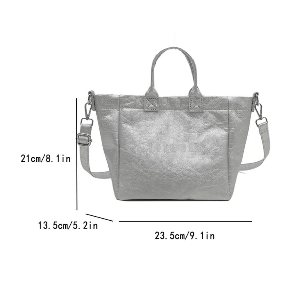 2025 New Fashion Tote Bag for Women Large Capacity Top-Handle Bag Slouchy Daily Commuter Bag Ladies High Quality Grocery Handbag