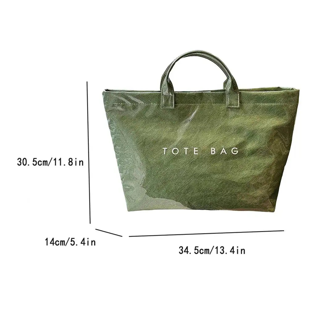 2025 New Fashion Tote Bag for Women Large Capacity Top-Handle Bag Slouchy Daily Commuter Bag Ladies High Quality Grocery Handbag