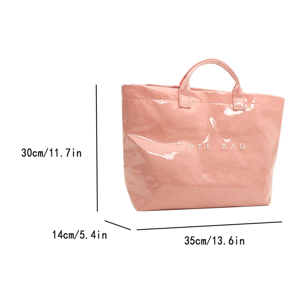 2025 New Fashion Tote Bag for Women Large Capacity Top-Handle Bag Slouchy Daily Commuter Bag Ladies High Quality Grocery Handbag